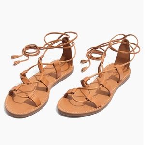 Madewell Boardwalk Lace-Up Sandal (Size 8.5)